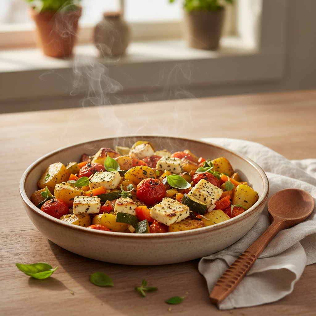 Mediterraanse Groenteschotel met Feta