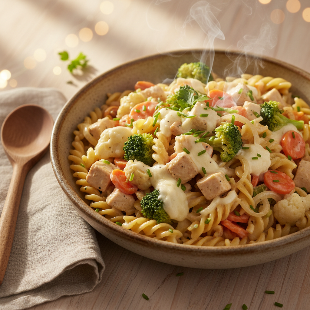 Romige Kip Alfredo met Broccoli