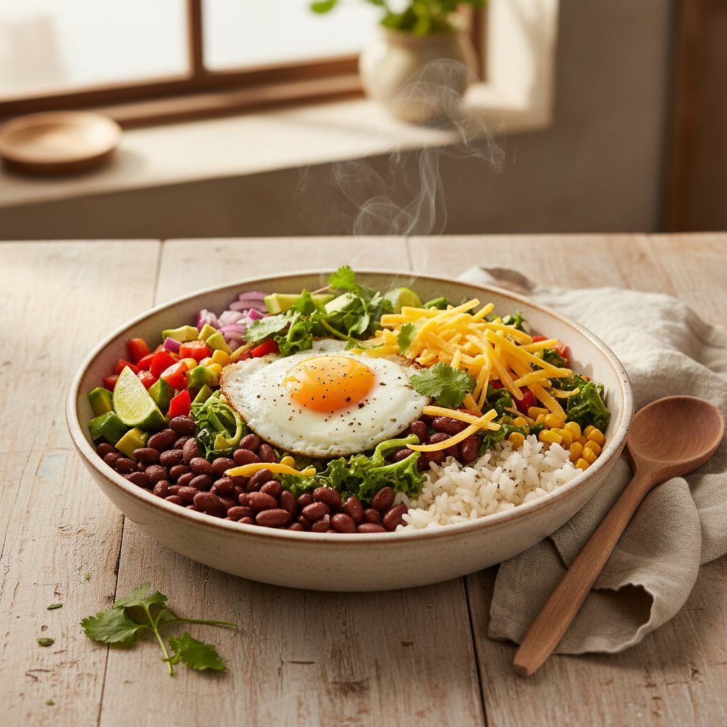 Vegetarische Mexicaanse Burrito Bowl